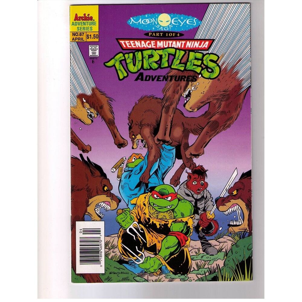 Teenage Mutant Ninja Turtles Adventures # 67 Vol 2 (1995) VF Archie Comics